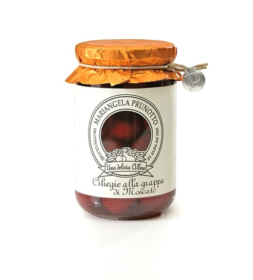 Ciliegie alla Grappa di Moscato - Linea Azienda Agricola Prunotto dal 1863