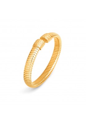 Bracciale Tubogas croco dorato piccolo - Giovanni Raspini