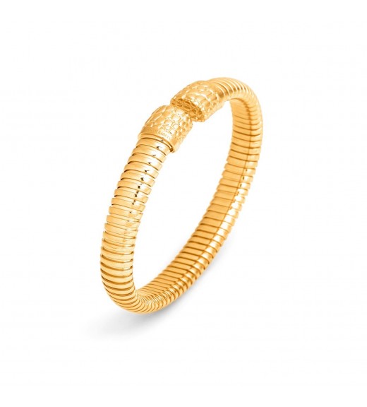 Bracciale Tubogas croco dorato piccolo - Giovanni Raspini