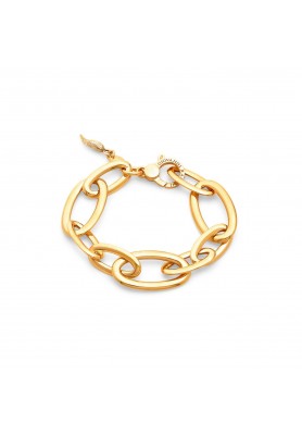Bracciale maglia ovale bold dorato - Giovanni Raspini