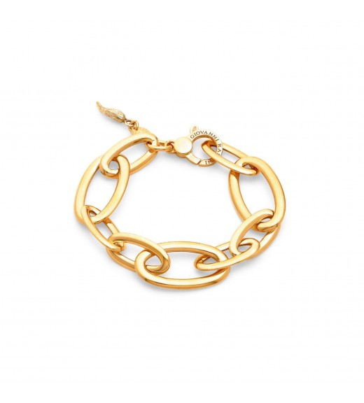 Bracciale maglia ovale bold dorato - Giovanni Raspini
