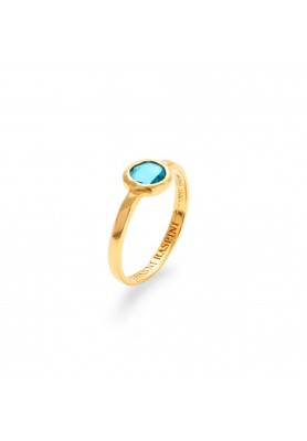 Anello Loop Azzurro Piccolo Mis.12 - Giovanni Raspini