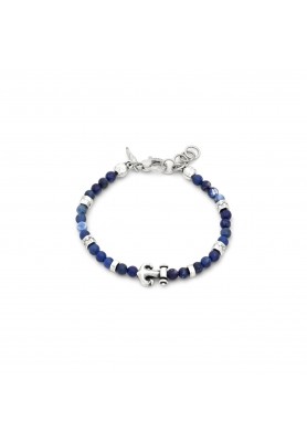 Bracciale Ancora e Sodalite - Collezione Uomo - Giovanni Raspini