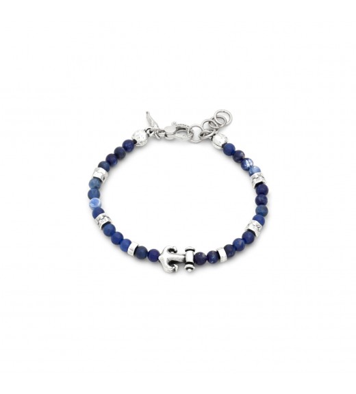 Bracciale Ancora e Sodalite - Collezione Uomo - Giovanni Raspini