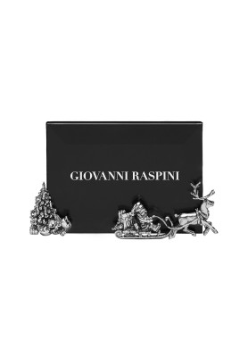 Cornice in BronzoBianco Natale - Giovanni Raspini