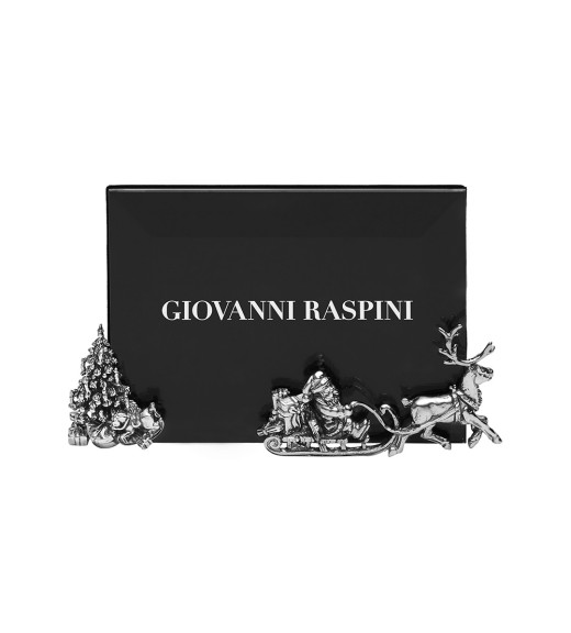Cornice in BronzoBianco Natale - Giovanni Raspini