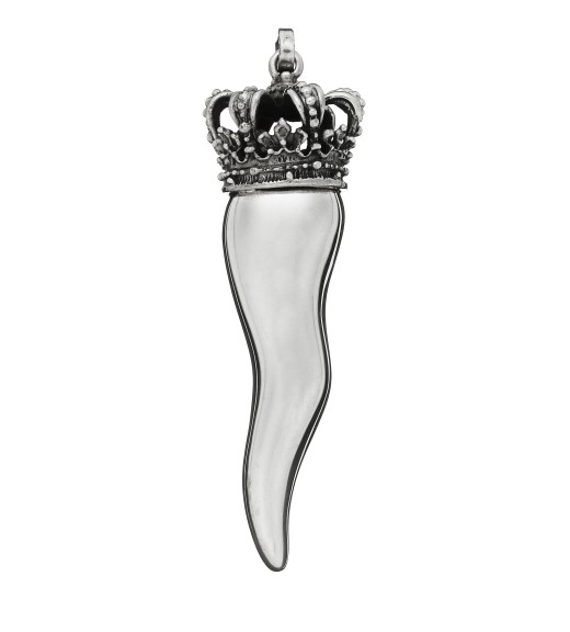 Charm Corno Grande Corona - Collezione Charms Amuleti - Giovanni Raspini