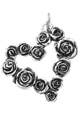 Charm Cuore Grande Rose - Collezione Cuori e Angeli - Giovanni Raspini