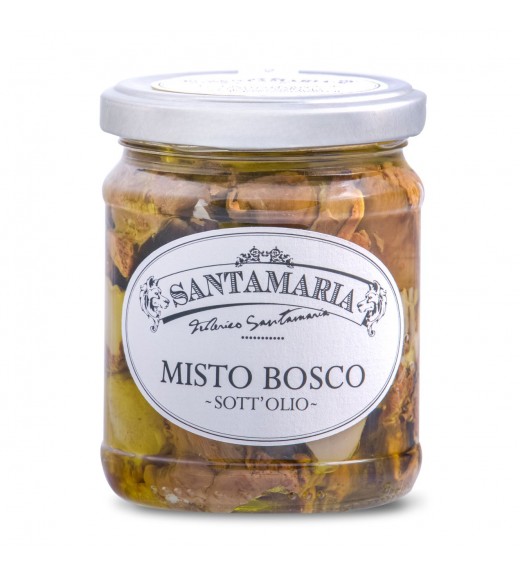 Funghi Misto Bosco Sott'Olio 190g - Santamaria