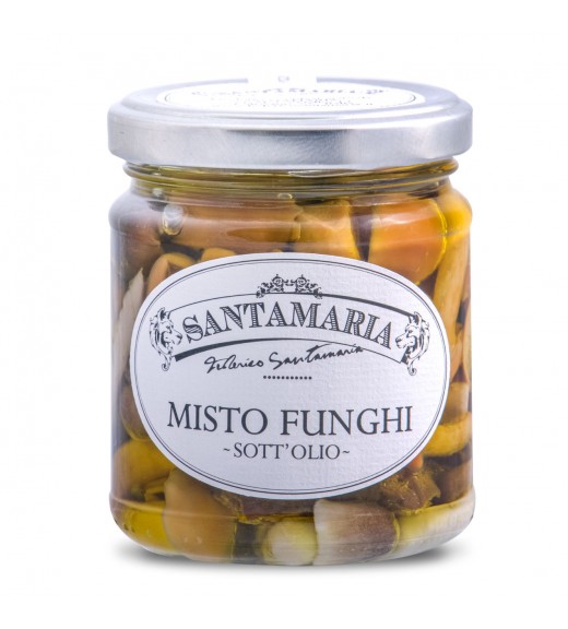 Funghi Misto Funghi Sott'Olio 190g - Santamaria