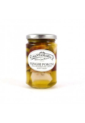 Funghi Porcini Interi Testa Nera Sott'Olio 290 g - Linea Santamaria