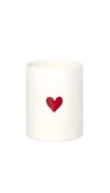 Portamestoli e Posate decoro Cuore Rosso - Linea Simple Day