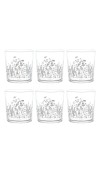 Set 6 Bicchieri acqua decoro Primavera - Linea Simple Day