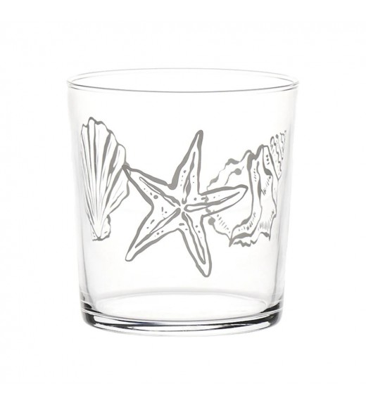 Set 6 Bicchieri acqua decoro Conchiglie - Simple Day