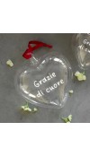 Pallina Cuore Grande decoro Grazie di Cuore - Simple Day