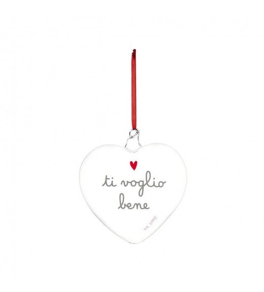 Pallina Cuore Grande decoro Ti Voglio Bene - Simple Day