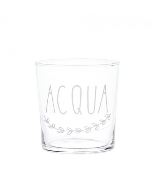 Set 6 Bicchieri acqua decoro Acqua - Linea Simple Day