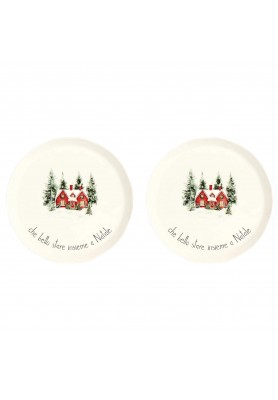 Piatto Che bello stare insieme a Natale Piano S/2 - Simple Day