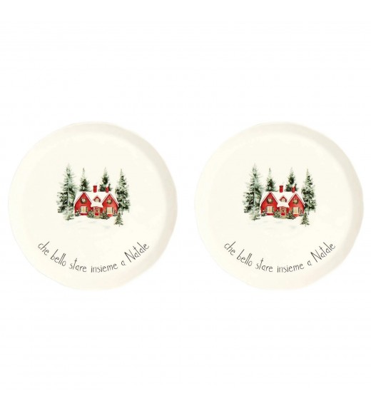 Piatto Che bello stare insieme a Natale Piano S/2 - Simple Day