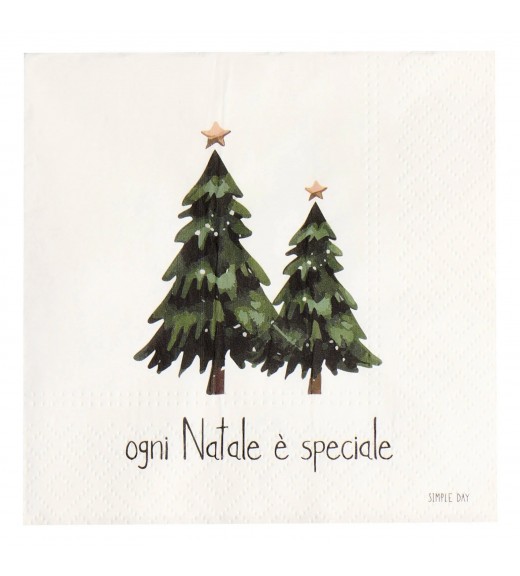 Set 20 Tovaglioli di Carta - Ogni Natale è Speciale - Simple Day