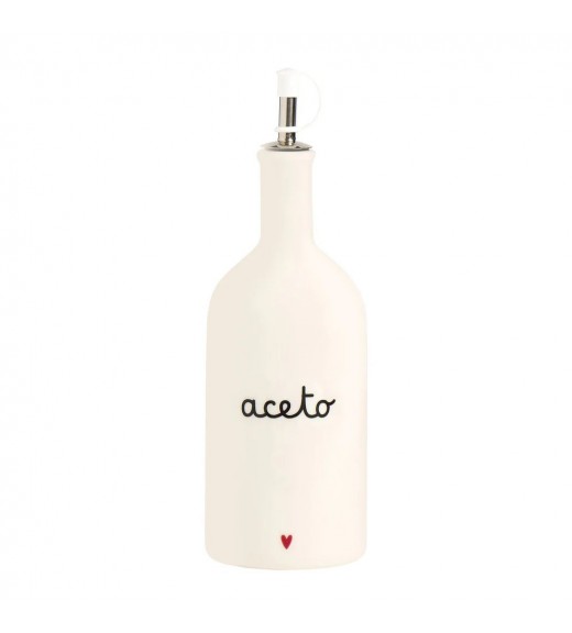 Bottiglia Aceto decoro Aceto Cuore - Simple Day