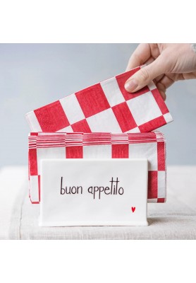 Porta Tovaglioli decoro Buon Appetito - Simple Day