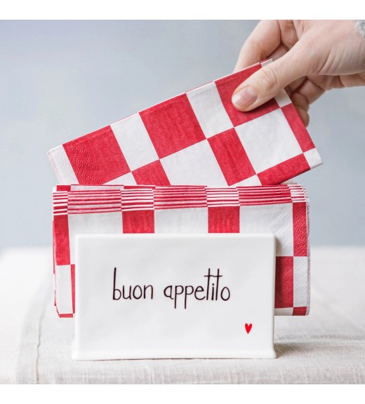 Porta Tovaglioli decoro Buon Appetito - Simple Day