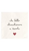 Set 20 Tovaglioli di Carta Che Bello Chiacchierare a Tavola - Simple Day