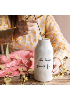 Vaso Portafiori D8 decoro Che Belli Questi Fiori - Simple Day