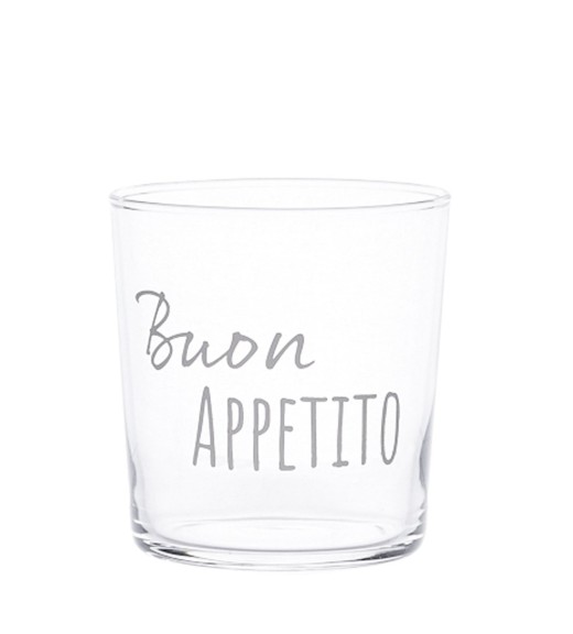 Set 6 Bicchieri acqua decoro Buon Appetito - Linea Simple Day