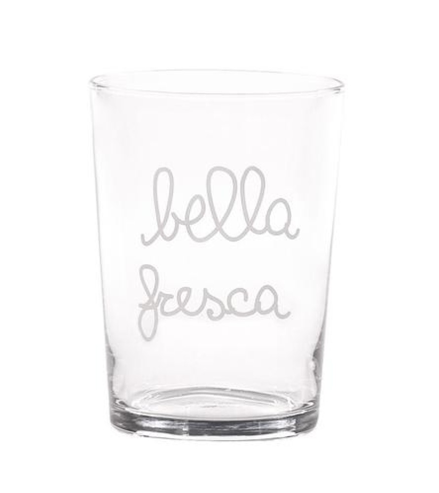 Set 6 Bicchiere bibita decoro Bella Fresca - Linea Simple Day