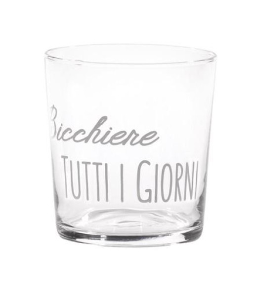 Set 6 Bicchieri acqua decoro Tutti i Giorni - Linea Simple Day