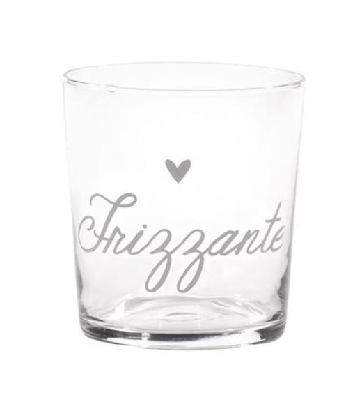 Set 6 Bicchieri acqua decoro Frizzante - Linea Simple Day