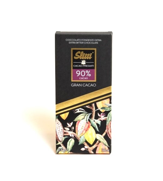 Tavoletta Cioccolato Fondente Extra Gran Cacao 90% - Slitti