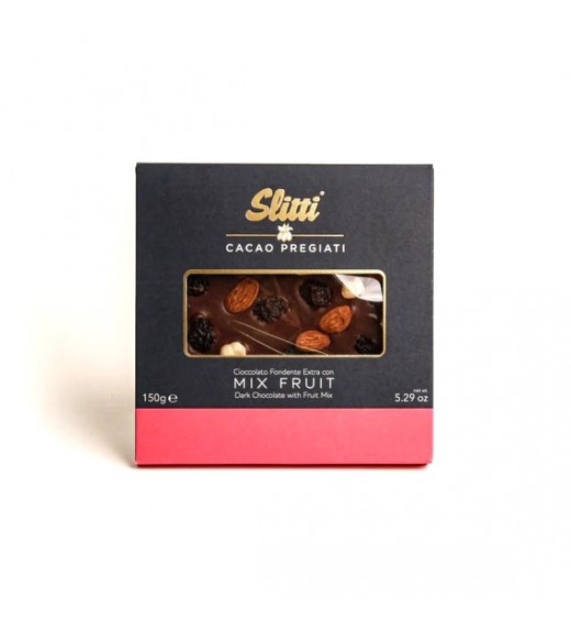 Tortina di Cioccolato Fondente Extra Mix Fruit 150g - Slitti