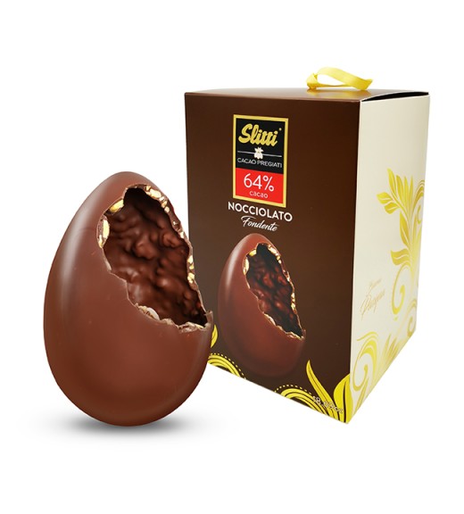 Uovo Nocciolato Cioccolato Fondente g530 - Linea Slitti