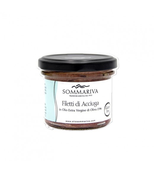Filetti di Acciuga in olio extra vergine di oliva - Sommariva