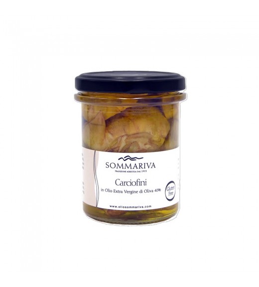 Carciofini in olio extra vergine di oliva 190g - Sommariva