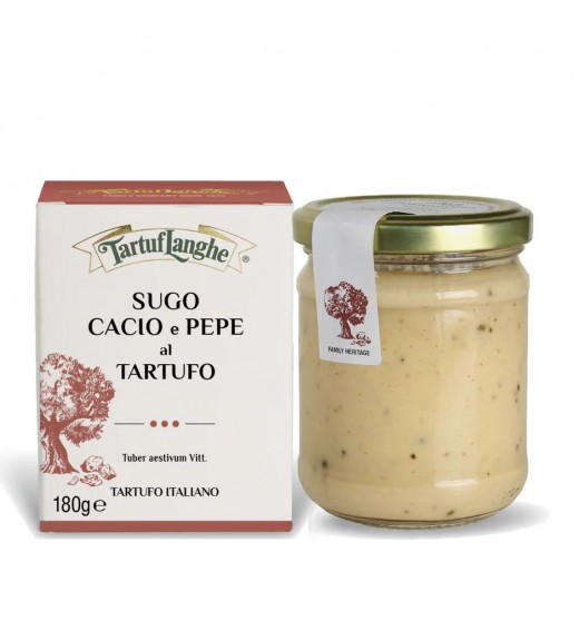 Sugo Cacio e Pepe al Tartufo 180g - TartufLanghe