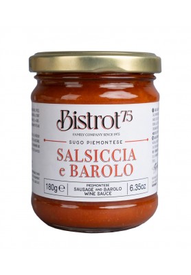 Sugo Salsiccia e Vino Barolo 170g - Bistrot 75 - TartufLanghe