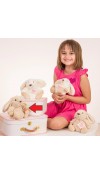 Peluche Coniglio Polli Beige 15 cm - Teddy Hermann