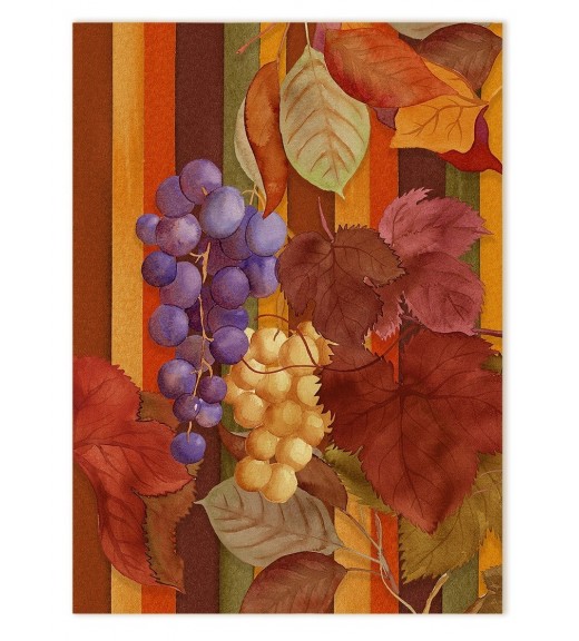 Canovaccio in lino stampa Bacco Var.1 - The Napking