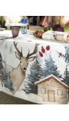 Tovaglia in lino stampa Buck - The Napking