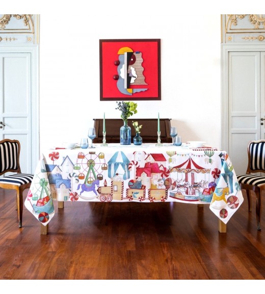 Tovaglia in lino stampa Circus - The Napking