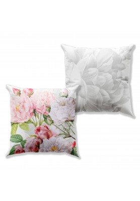 Cuscino in lino stampa Roses - The Napking