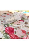 Tovaglia in lino stampa Roses - The Napking
