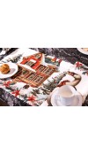 Tovagliette in lino stampa Xmas Village Set/4 - The Napking