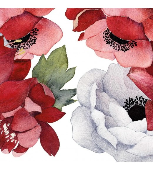 Runner in lino stampa Anemoni - The Napking