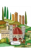 Canovaccio in Lino Bell'Italia stampa Toscana Var.1- The Napking
