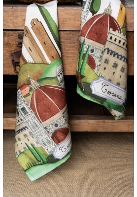 Canovaccio in Lino Bell'Italia stampa Toscana Var.1- The Napking